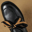 FJØRNA women's dual-tone leather loafers with handcrafted design and cushioned insoles, stylish and comfortable shoes for women.