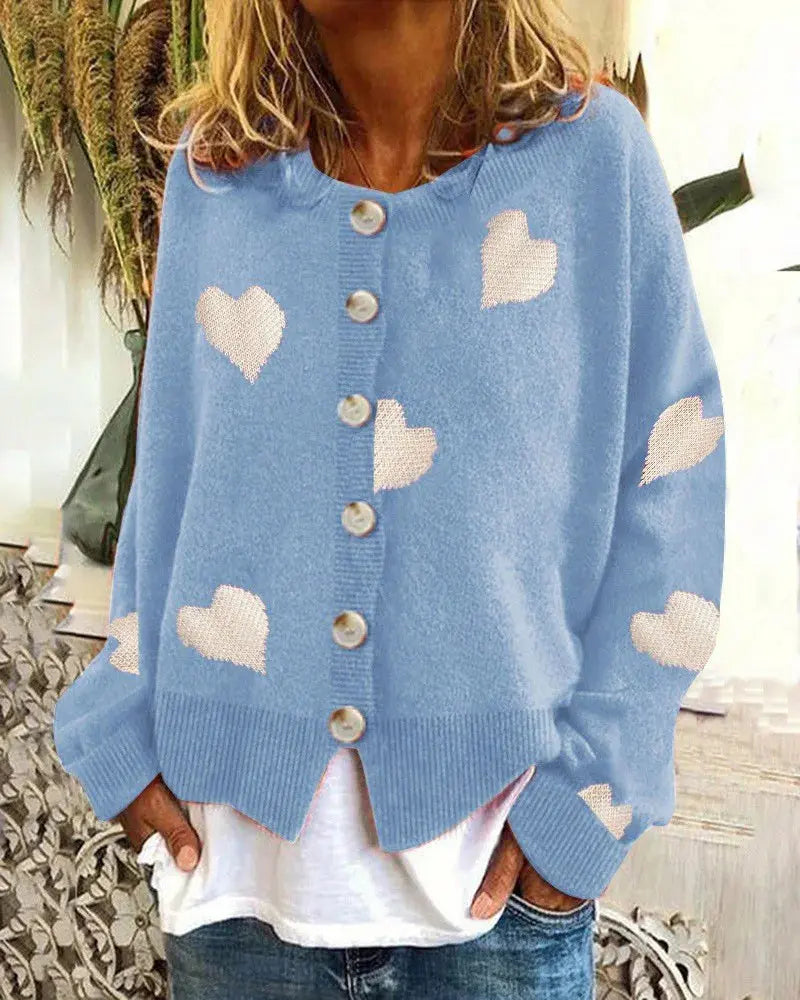 Wren | Women's Relaxed-Fit Cozy Knit Sweater for Casual Wear with Wrap for Everyday