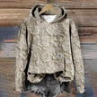 Grace | Women's Cozy Oversized Knit Nordic Hoodie Sweatshirt