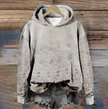 Grace | Women's Cozy Oversized Knit Nordic Hoodie Sweatshirt