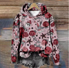 Anna | Women's Cozy Oversized Knit Nordic Hoodie Sweatshirt