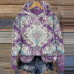 Ivy | Women's Cozy Oversized Knit Nordic Hoodie Sweatshirt
