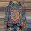 Ivy | Women's Cozy Oversized Knit Nordic Hoodie Sweatshirt