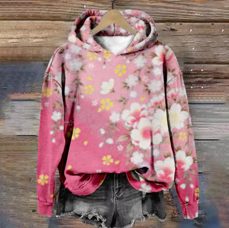 Ella | Women's Classic Oversized Knit Nordic Hoodie Sweatshirt