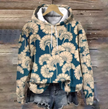 Emma | Women's Cozy Oversized Knit Nordic Hoodie Sweatshirt