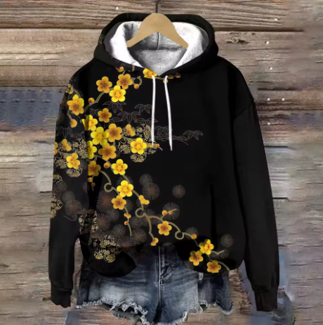 Tessa | Women's Classic Oversized Knit Nordic Hoodie Sweatshirt