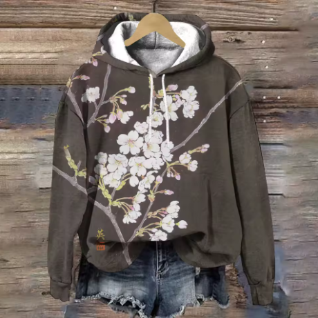 Tessa | Women's Classic Oversized Knit Nordic Hoodie Sweatshirt