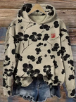 Olivia | Women's Cozy Oversized Knit Nordic Hoodie Sweatshirt