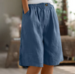 FJØRNA women's lightweight summer shorts with elastic waist, breathable fabric, perfect for comfortable warm-weather wear.