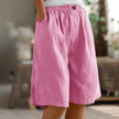 FJØRNA women's lightweight summer shorts with elastic waist and breathable fabric, ideal for warm weather casual wear.