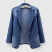 Lightweight Jacket Women Straight Cut Casual-Chic Soft Fabric