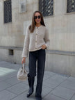 Teddy Gilet Women Sleeveless Plush Winter Warm