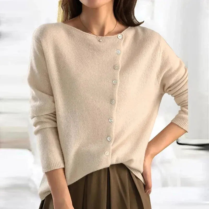 Olivia | Women's Elegant Knit Sweater with Breathable Fabric Cozy for Autumn