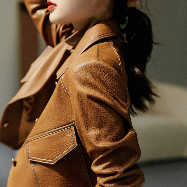 Courtney | Faux Leather Jacket for Women