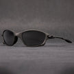 FJØRNA polarized men's sunglasses with UV400 protection, lightweight accessory with dark tinted lenses and sleek frame.