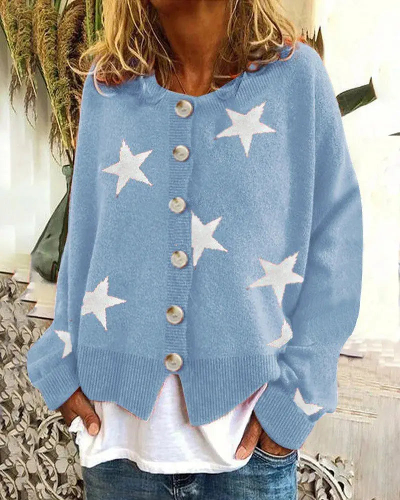 Hallie | Women's Loose Fit Cozy Knit Sweater with Relaxed Silhouette for Everyday