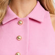 Elegant women's sleeveless sheath dress by FJØRNA, tailored office mini dress perfect for professional or formal occasions.