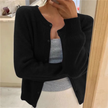Button Up Cardigan Round Neck Soft Knit Cardigan Sweater | Vilde