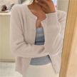 Button Up Cardigan Round Neck Soft Knit Cardigan Sweater | Vilde