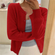 Button Up Cardigan Round Neck Soft Knit Cardigan Sweater | Vilde
