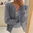 Button Up Cardigan Round Neck Soft Knit Cardigan Sweater | Vilde