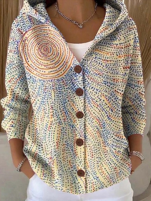 Long Cardigan Hooded Lightweight Longline Knit Cardigan Sweater | Stina