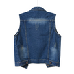 Denim Gilet Women, Sleeveless Button-Front Layering Piece
