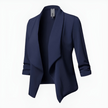 Blazer Women Open Front Long Sleeve Tailored Relaxed