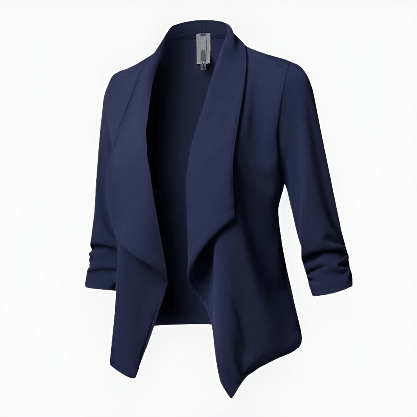 Blazer Women Open Front Long Sleeve Tailored Relaxed