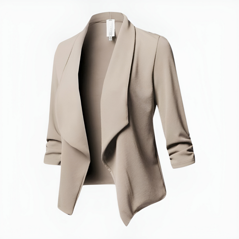 Blazer Women Open Front Long Sleeve Tailored Relaxed