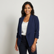 Blazer Women Open Front Long Sleeve Tailored Relaxed
