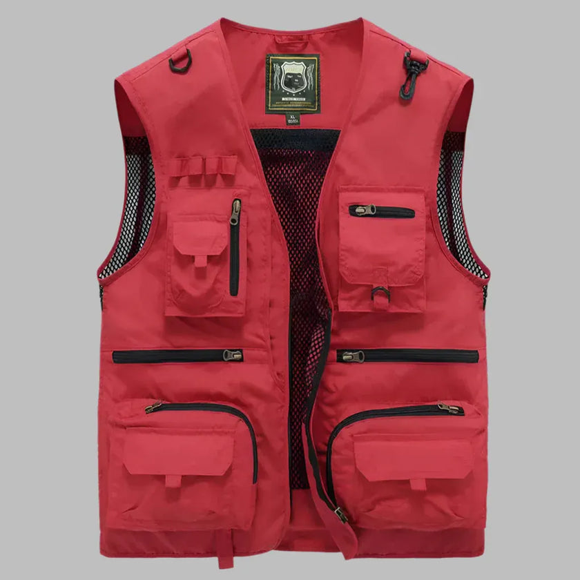Utility Vest Women Sleeveless Multi Pocket Lightweight