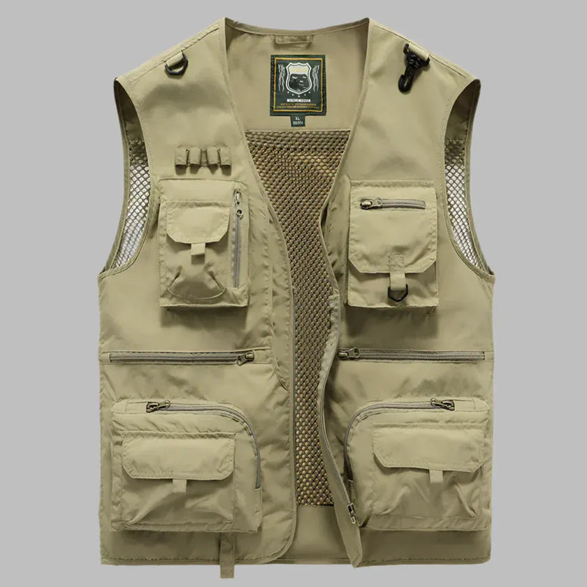 Utility Vest Women Sleeveless Multi Pocket Lightweight