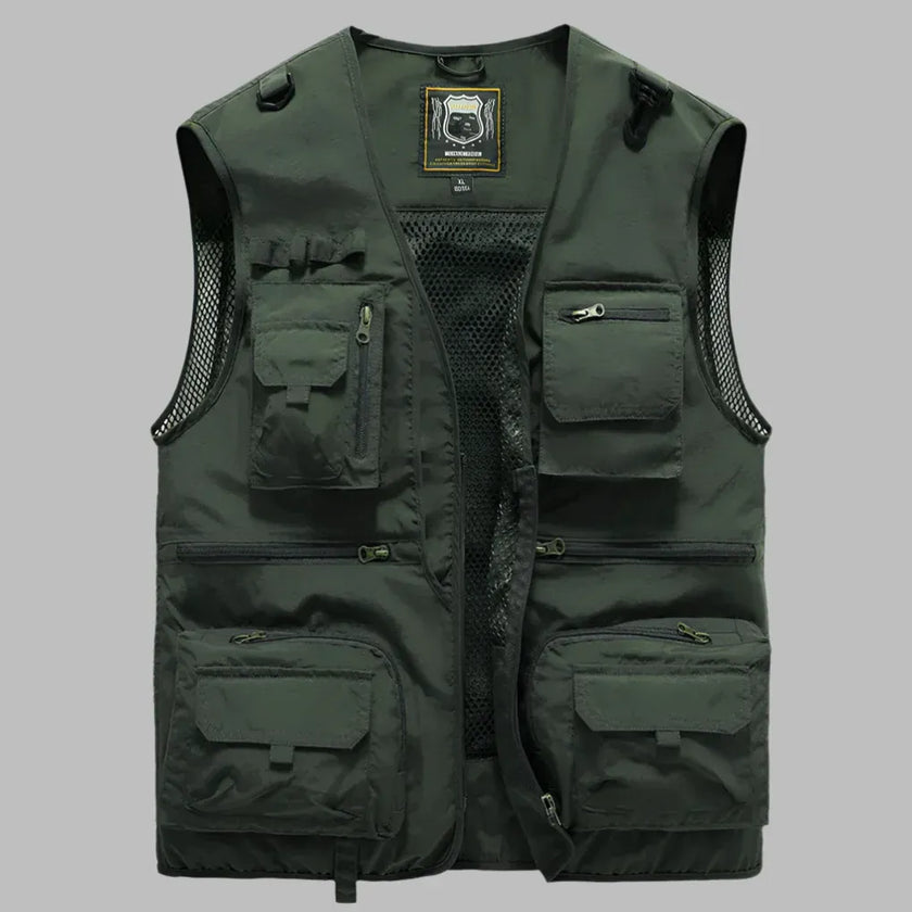Utility Vest Women Sleeveless Multi Pocket Lightweight