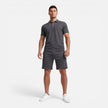 Men's slim fit polo shirt and shorts set by FJØRNA, perfect for summer casual wear, featuring a stylish and comfortable design.
