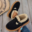 Ilona | Women's Ankle Slip-On Fur-Trim Warm Winter Boots