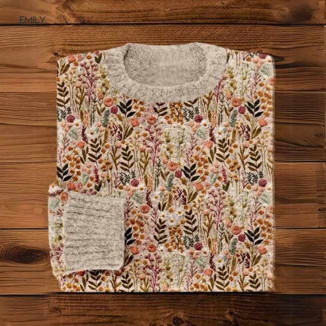 Jena | Women's Cozy Knit Sweater Pullover with Soft Long-Sleeve for Layering