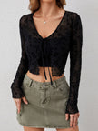 Mesh Cardigan Women Sheer Lightweight Layering