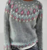Alinta | Women's Relaxed-Fit Cozy Knit Pullover with Soft for Casual Layering