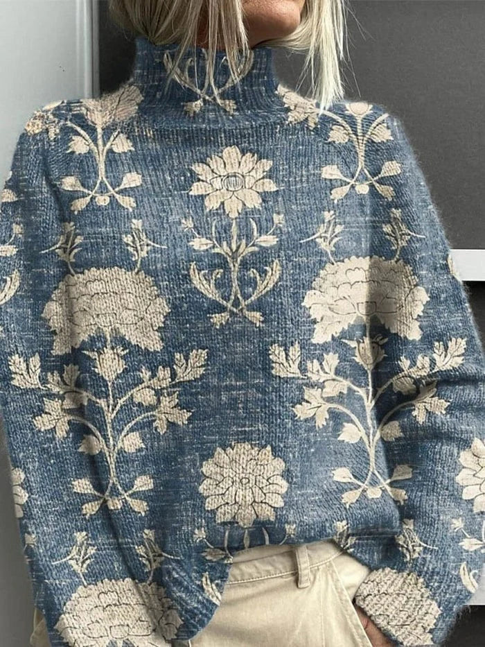 Ashley | Women's Versatile Ribbed Turtleneck Sweater Pullover