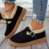Ilona | Women's Ankle Slip-On Fur-Trim Warm Winter Boots
