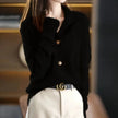 Oversized Cardigan Women, Soft Ribbed Knit with Oversized Buttons