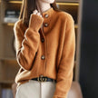 Oversized Cardigan Women, Soft Ribbed Knit with Oversized Buttons