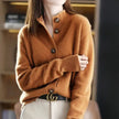 Oversized Cardigan Women, Soft Ribbed Knit with Oversized Buttons