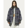 Fluffy Cardigan Women Oversized Vintage Style