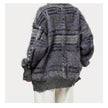 Fluffy Cardigan Women Oversized Vintage Style