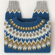 Retro Knit Pullover Sweater Women Round Neck Relaxed Fit