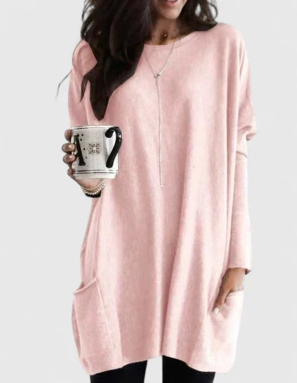 Amaryzeth | Women's Versatile Sweater Pullover with Cozy Soft Knit for Casual