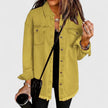Denim Jacket Women Relaxed Fit Oversized Pockets