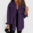 Denim Jacket Women Relaxed Fit Oversized Pockets